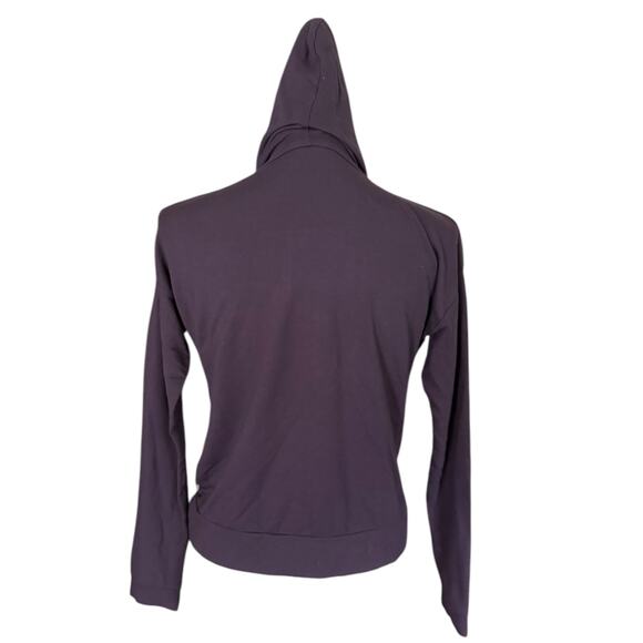 Zella Purple Knot Front Long Sleeve Hoodie Large 10/12 EUC - Picture 2 of 5